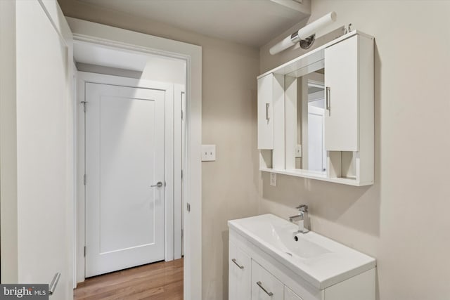 1524 N 2nd St Unit 2, Philadelphia, PA 19122 - bathroom with vanity and wood finished floors