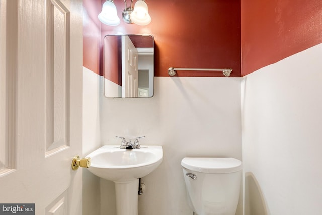 bathroom with toilet