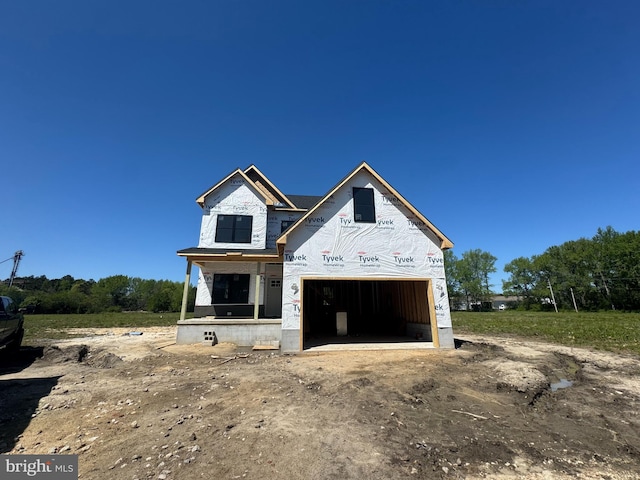property under construction featuring an attached garage