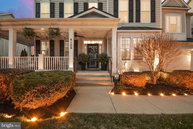 4108 Brushfield Dr, Frederick, MD 21704 - view of exterior entry with a porch