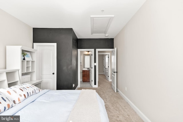 4108 Brushfield Dr, Frederick, MD 21704 - bedroom with light carpet and baseboards
