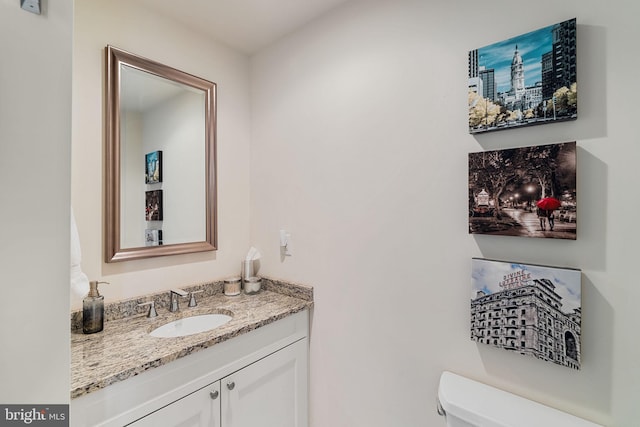 1811 Chestnut St Unit 405, Philadelphia, PA 19103 - bathroom with toilet and vanity