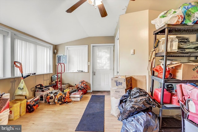 5538 Turkey Rd, Fort Loudon, PA 17224 - storage room featuring ceiling fan