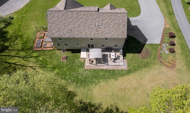 view of subject property
