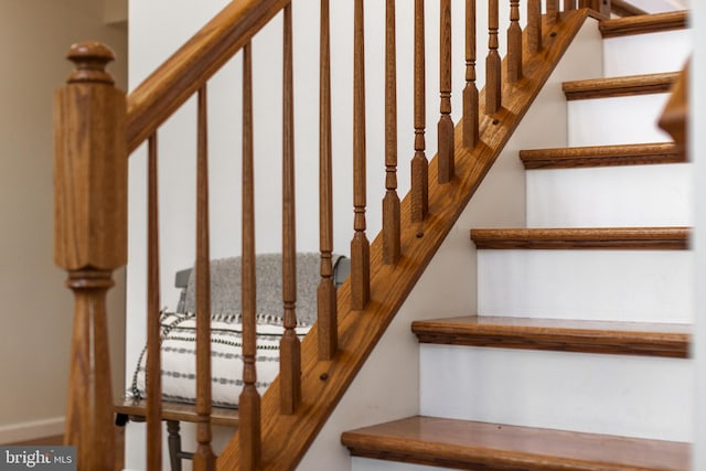 view of stairs
