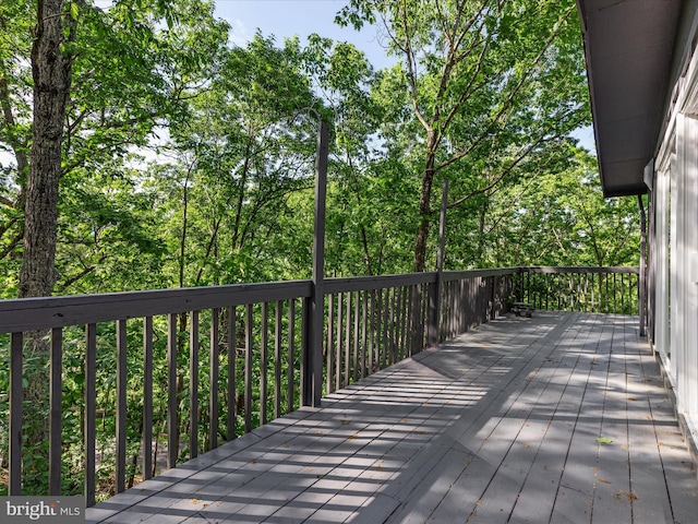 139 Laura Ct, Basye, VA 22810 - view of wooden terrace