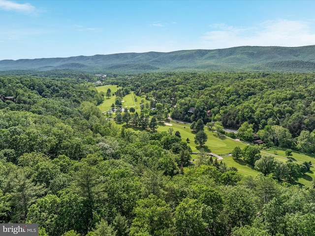 139 Laura Ct, Basye, VA 22810 - bird's eye view of a mountainous background and a heavily wooded area