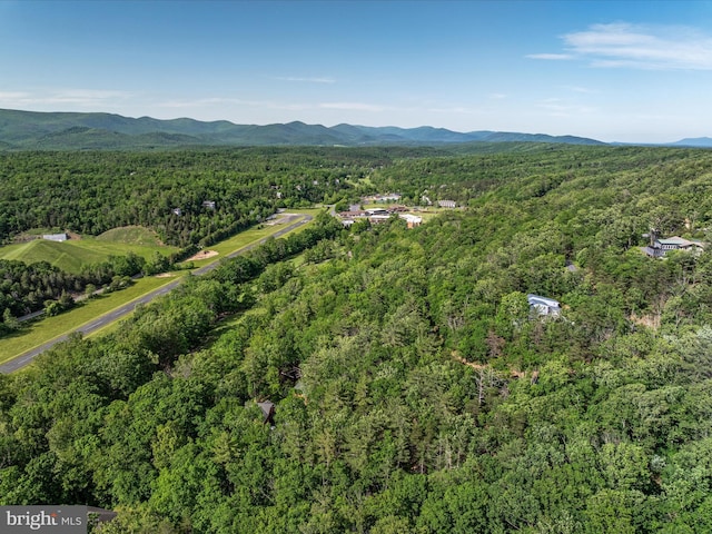 139 Laura Ct, Basye, VA 22810 - bird's eye view of a forest and mountains