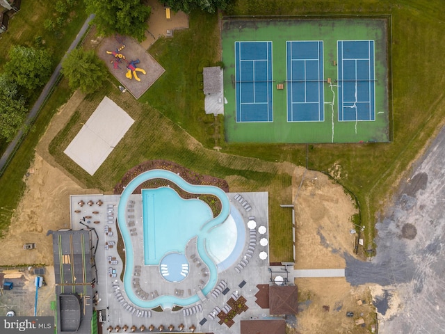 139 Laura Ct, Basye, VA 22810 - bird's eye view