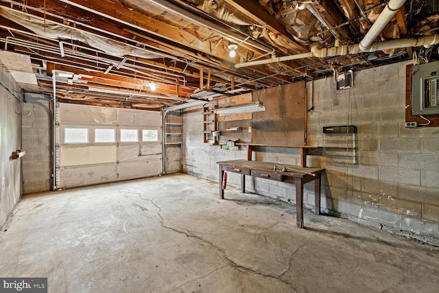 320 Dawn Ave, Woodstock, VA 22664 - basement with electric panel