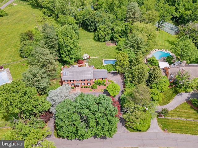 11013 Homeplace Ln, Potomac, MD 20854 - aerial view of a pool area