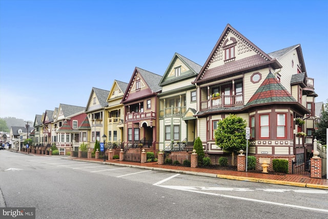 view of front of house with a residential view
