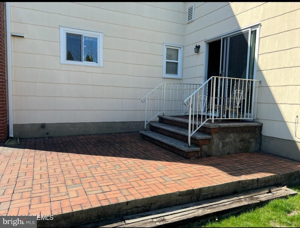 47 George St, Bloomfield, NJ 07003 - property entrance with a patio area