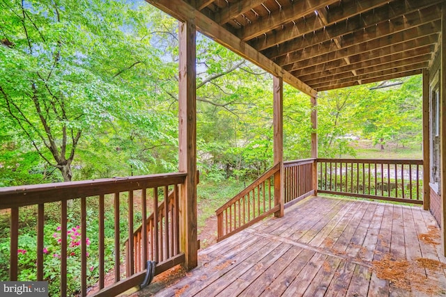 3101 Perry St, Mount Rainier, MD 20712 - view of wooden deck