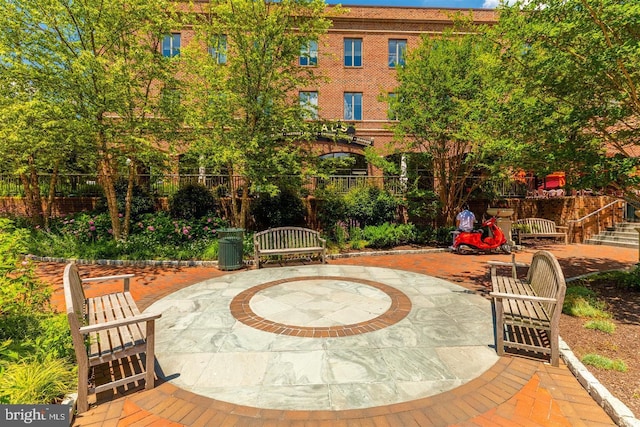 4201 Cathedral Ave NW Unit 415E, Washington, DC 20016 - view of patio / terrace