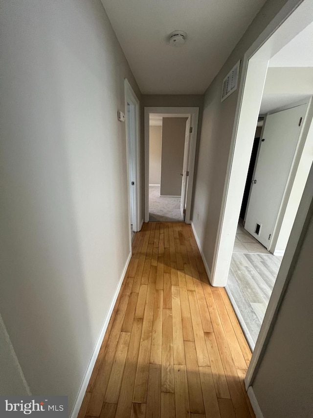 41 N Clinton Ave, Maple Shade, NJ 08052 - hallway featuring light wood-style flooring and baseboards