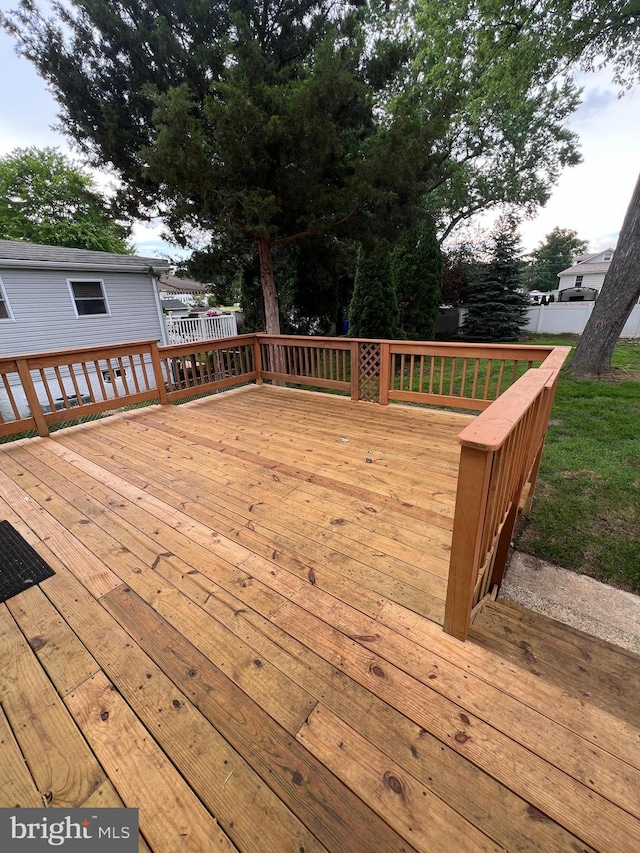 41 N Clinton Ave, Maple Shade, NJ 08052 - view of wooden deck