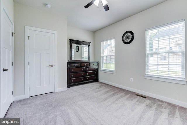 4801 Railway Cir, Monrovia, MD 21770 - bedroom with carpet floors, baseboards, and a ceiling fan