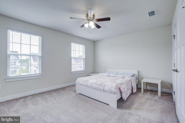 4801 Railway Cir, Monrovia, MD 21770 - bedroom with carpet floors, baseboards, and a ceiling fan