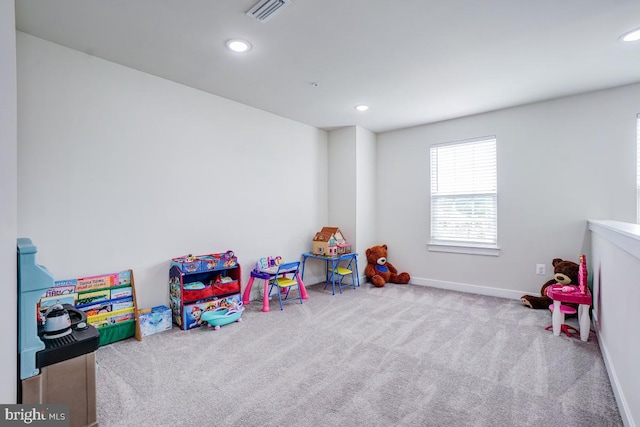 4801 Railway Cir, Monrovia, MD 21770 - rec room featuring carpet, recessed lighting, and baseboards