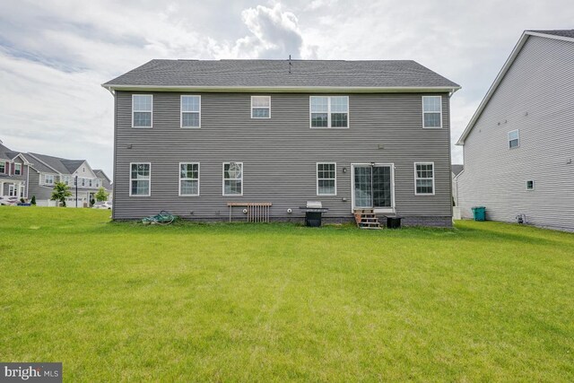 4801 Railway Cir, Monrovia, MD 21770 - back of property featuring a lawn and entry steps