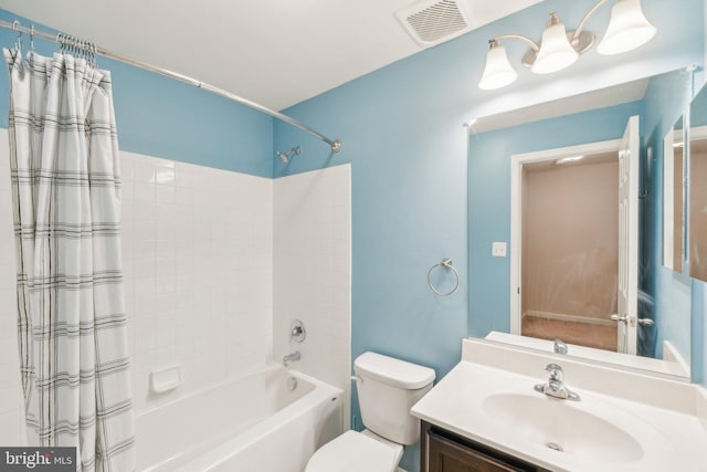 199 Colbert St, Taneytown, MD 21787 - bathroom with toilet, shower / tub combo, and vanity
