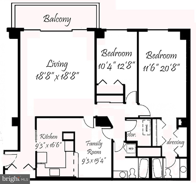 3800 Fairfax Dr Unit 1011, Arlington, VA 22203 - home floor plan