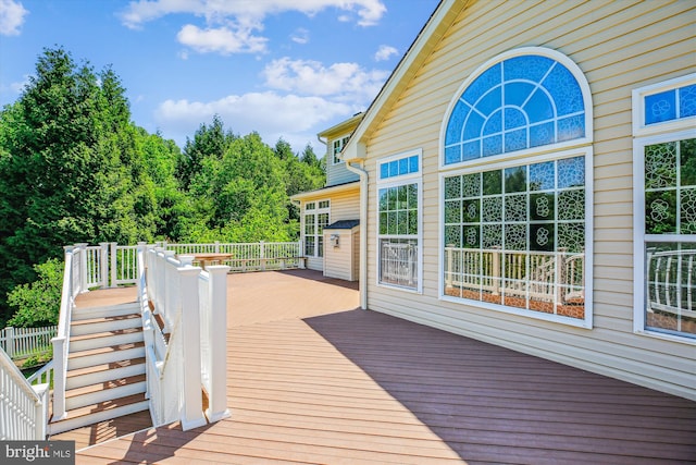 7229 Antares Dr, Gaithersburg, MD 20879 - view of deck