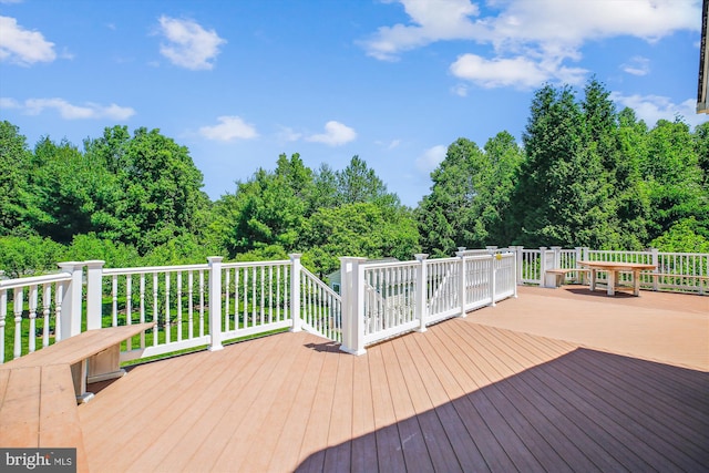 7229 Antares Dr, Gaithersburg, MD 20879 - view of wooden deck
