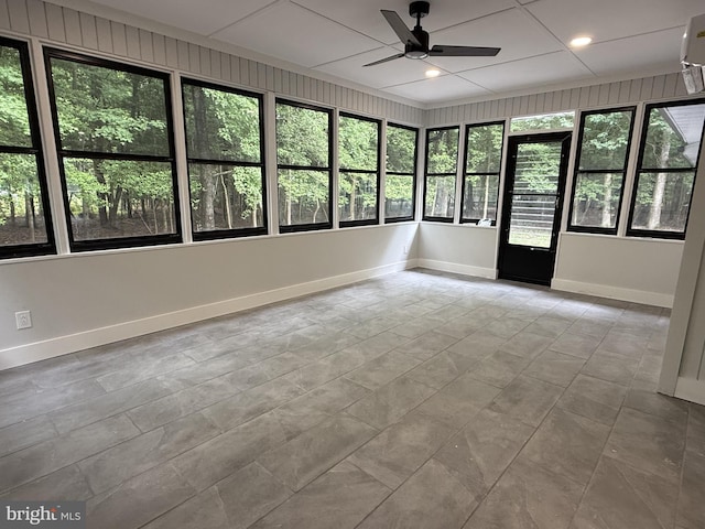 5 Kent Ave, Ocean View, DE 19970 - unfurnished sunroom with baseboards and recessed lighting