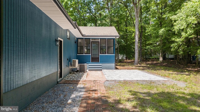 5 Kent Ave, Ocean View, DE 19970 - view of yard featuring a sunroom and central AC