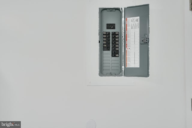 utility room featuring electric panel