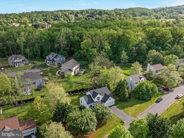 35513 Sourwood Pl, Round Hill, VA 20141 - aerial view of property's location with a heavily wooded area and nearby suburban area