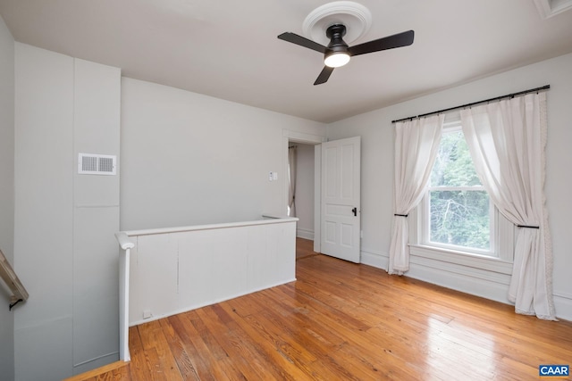 2010 White Bridge Rd, Waynesboro, VA 22980 - empty room with light wood-type flooring and ceiling fan