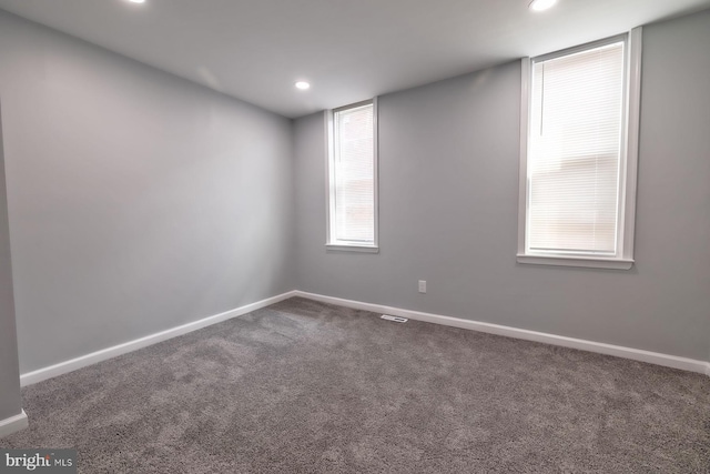 550 N 58th St, Philadelphia, PA 19131 - carpeted spare room with baseboards and recessed lighting