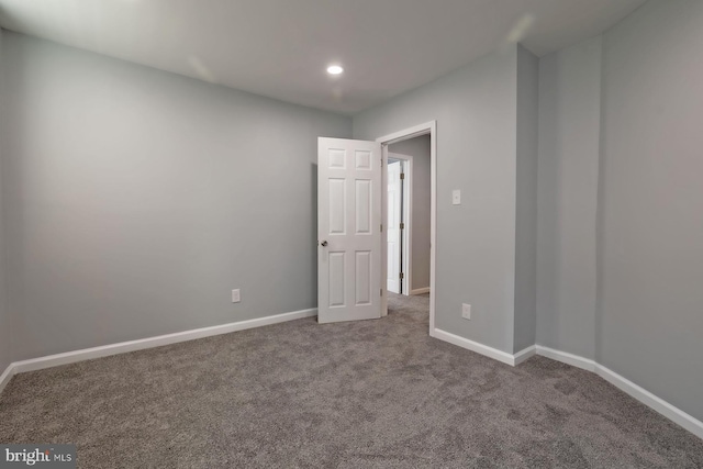 550 N 58th St, Philadelphia, PA 19131 - carpeted spare room with baseboards and recessed lighting