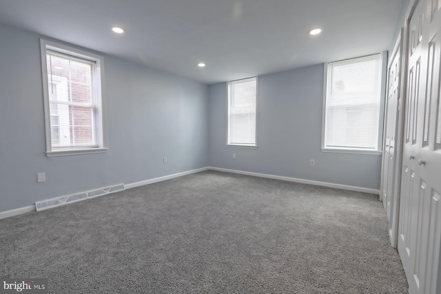 550 N 58th St, Philadelphia, PA 19131 - carpeted spare room featuring baseboards and recessed lighting