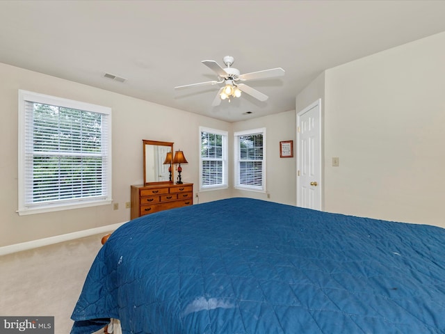 16013 Pheasant Ridge Ct, Woodbine, MD 21797 - bedroom with baseboards, carpet flooring, and a ceiling fan