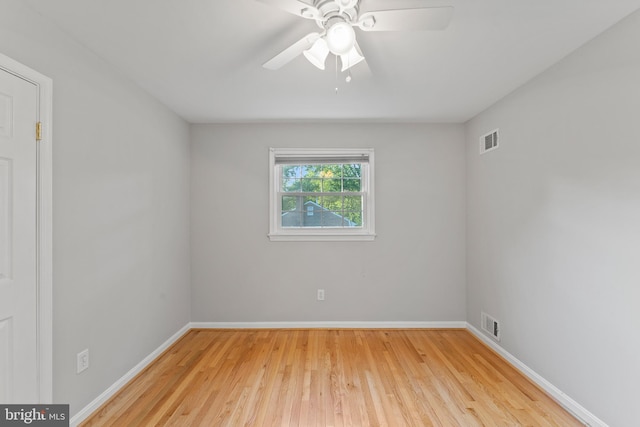 13429 Locksley Ln, Silver Spring, MD 20904 - unfurnished room featuring wood finished floors, baseboards, and a ceiling fan