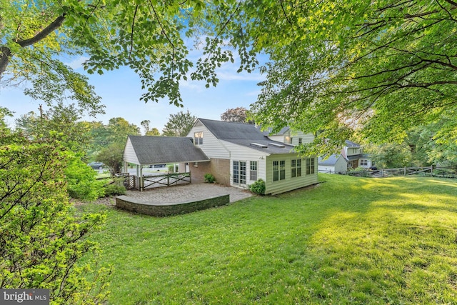 13429 Locksley Ln, Silver Spring, MD 20904 - back of house with a patio area