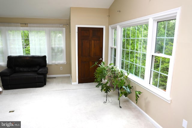 2616 Osage St, Hyattsville, MD 20783 - carpeted entrance foyer featuring baseboards and healthy amount of natural light