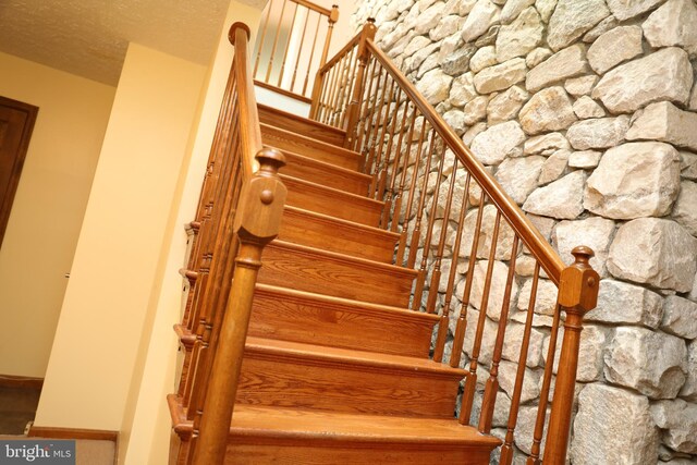 2616 Osage St, Hyattsville, MD 20783 - stairs featuring baseboards