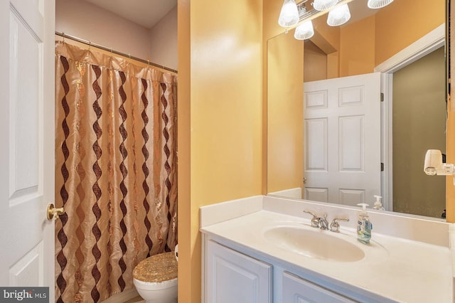 7419 Near Thicket Way, Laurel, MD 20707 - full bathroom with vanity, toilet, and curtained shower