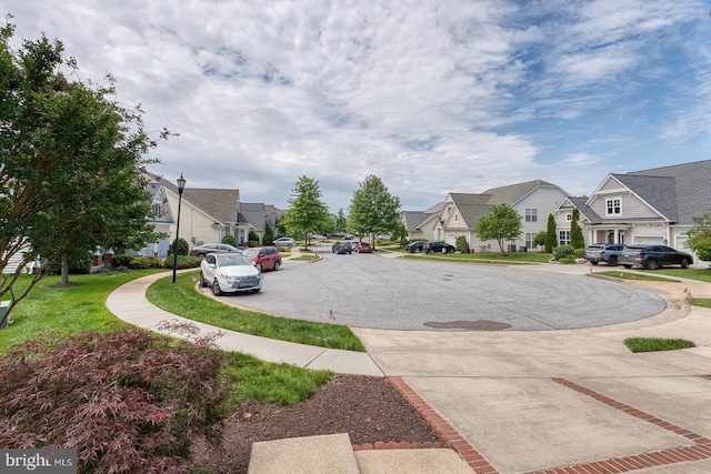 7419 Near Thicket Way, Laurel, MD 20707 - view of road featuring a residential view, sidewalks, and street lights