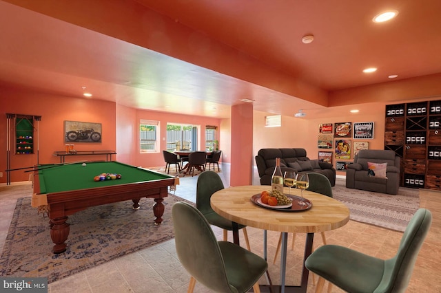 7419 Near Thicket Way, Laurel, MD 20707 - game room featuring recessed lighting and billiards
