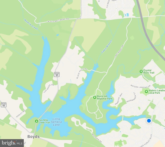 map of property with streets / nearby areas