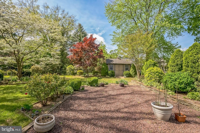 256 Crystal Ter, Haddonfield, NJ 08033 - view of grassy yard with an outdoor structure