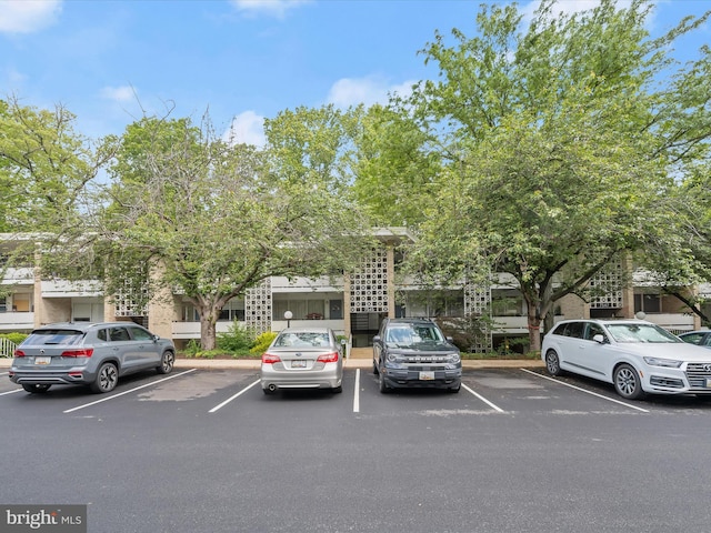 view of uncovered parking lot