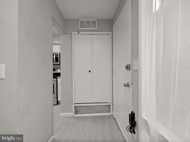 doorway with baseboards
