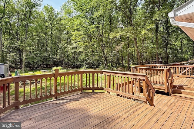 10621 Old Colchester Rd, Lorton, VA 22079 - view of wooden terrace